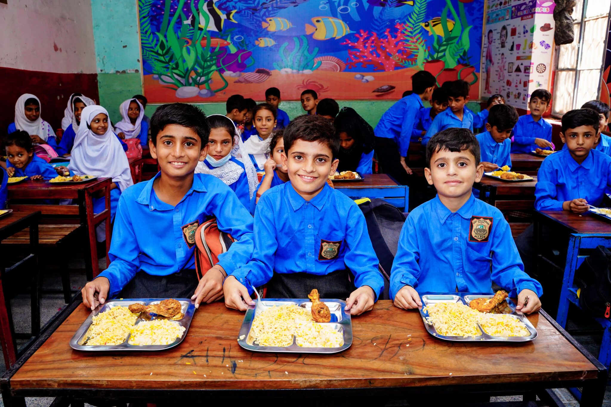 Ldc supports school meals program in pakistan louis dreyfus company