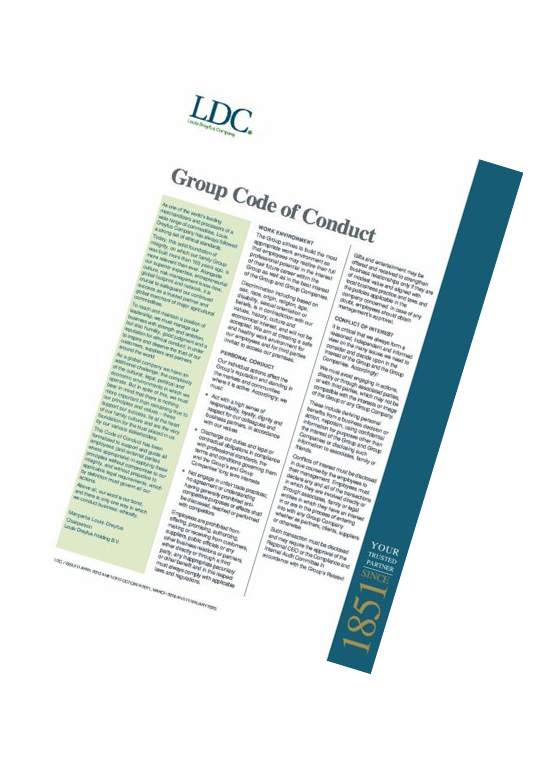 Download our Code of Conduct
